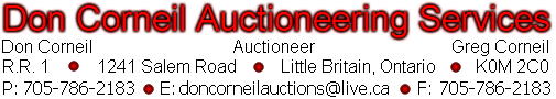 Corneil Auctioneering