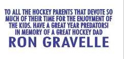 In Memory Of Ron Gravelle