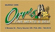 Orr's Fine Meats and Deli